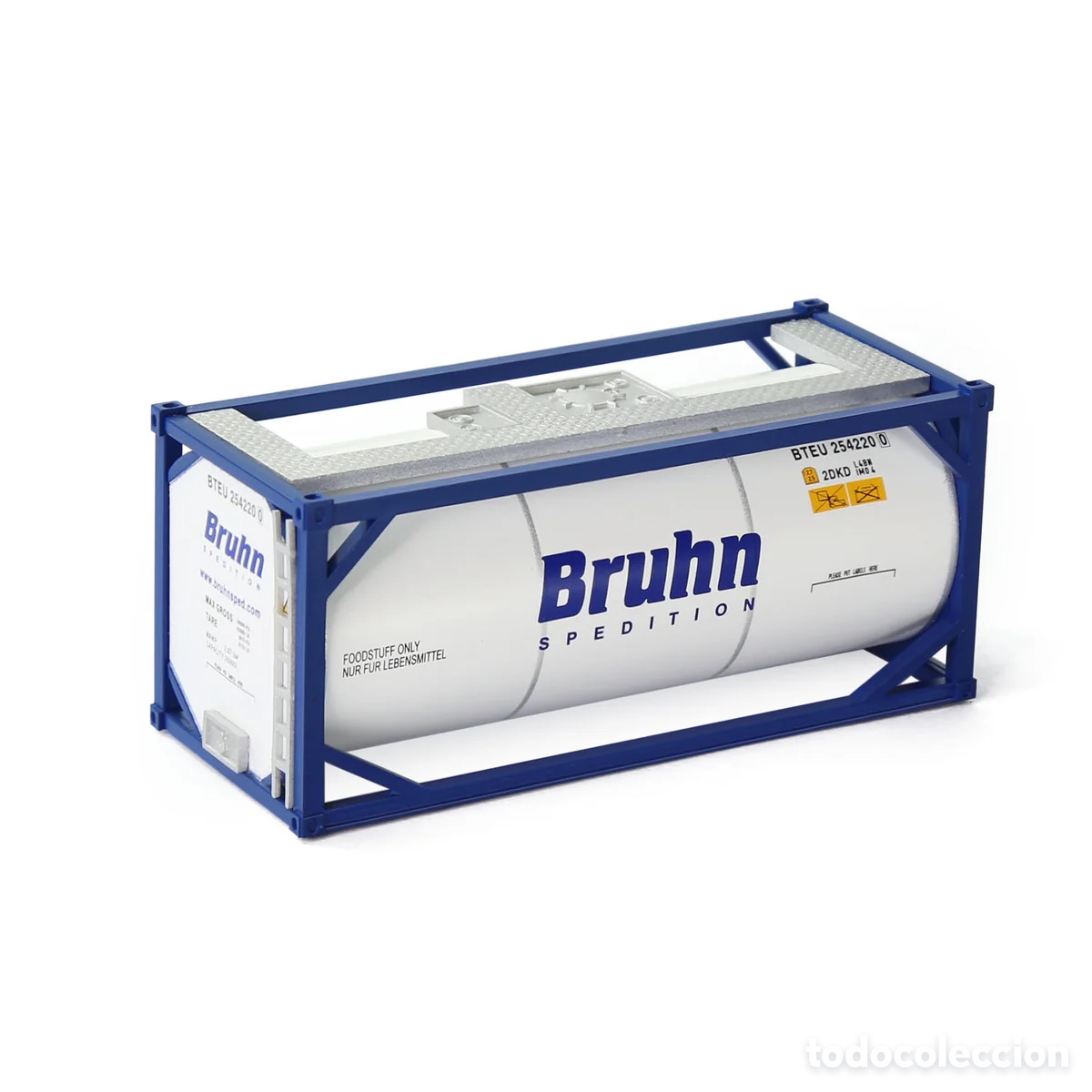 Trenes escala: Contenedor HO 20&acute; Cisterna BRUHN - Foto 1