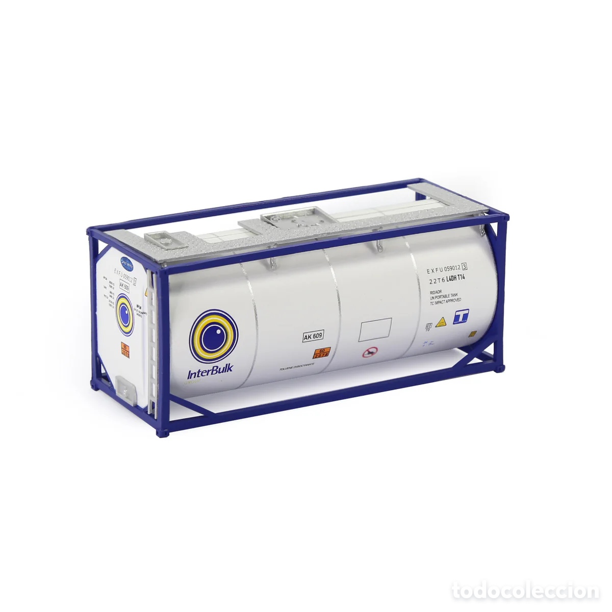 Trenes escala: Contenedor HO 20&acute; Cisterna INTERBULK - Foto 1