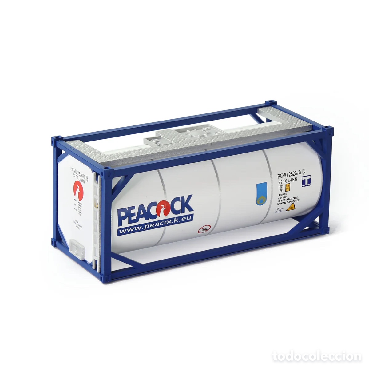 Trenes escala: Contenedor HO 20&acute; Cisterna PEACOCK - Foto 1