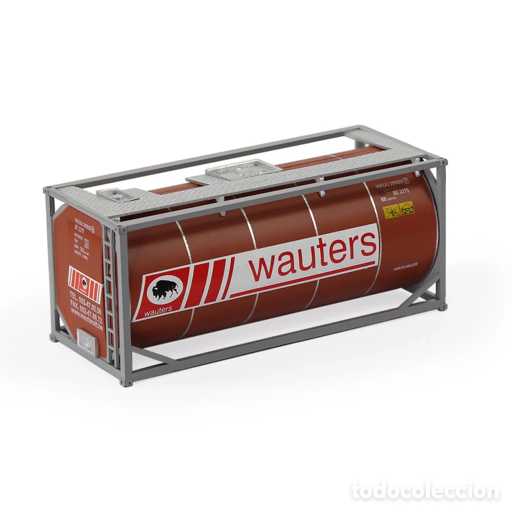 Trenes escala: Contenedor HO 20&acute; Cisterna WAUTERS - Foto 1
