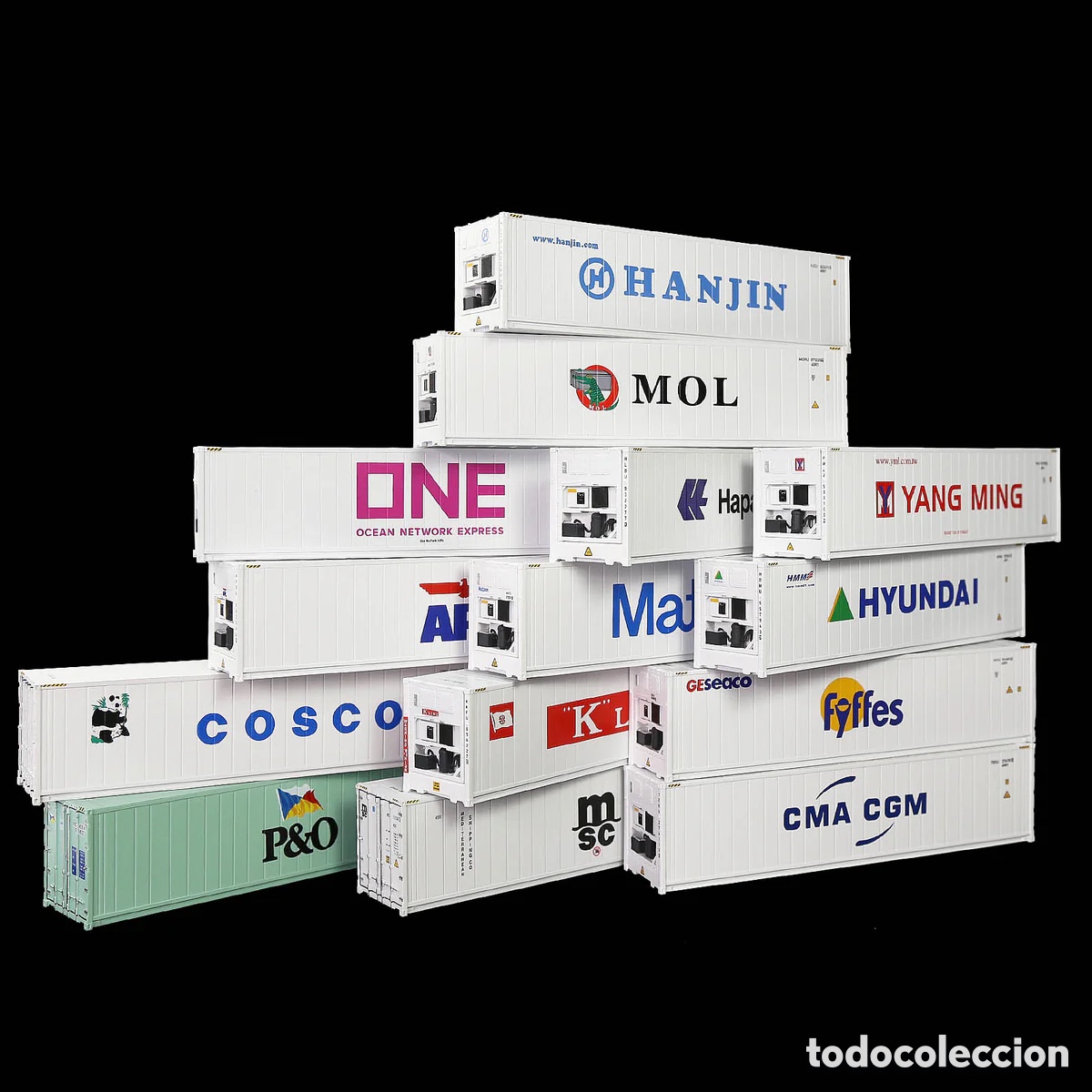 Trenes escala: Contenedor HO 40&acute; Hi-Cube Refrigerado MATSON - Foto 4