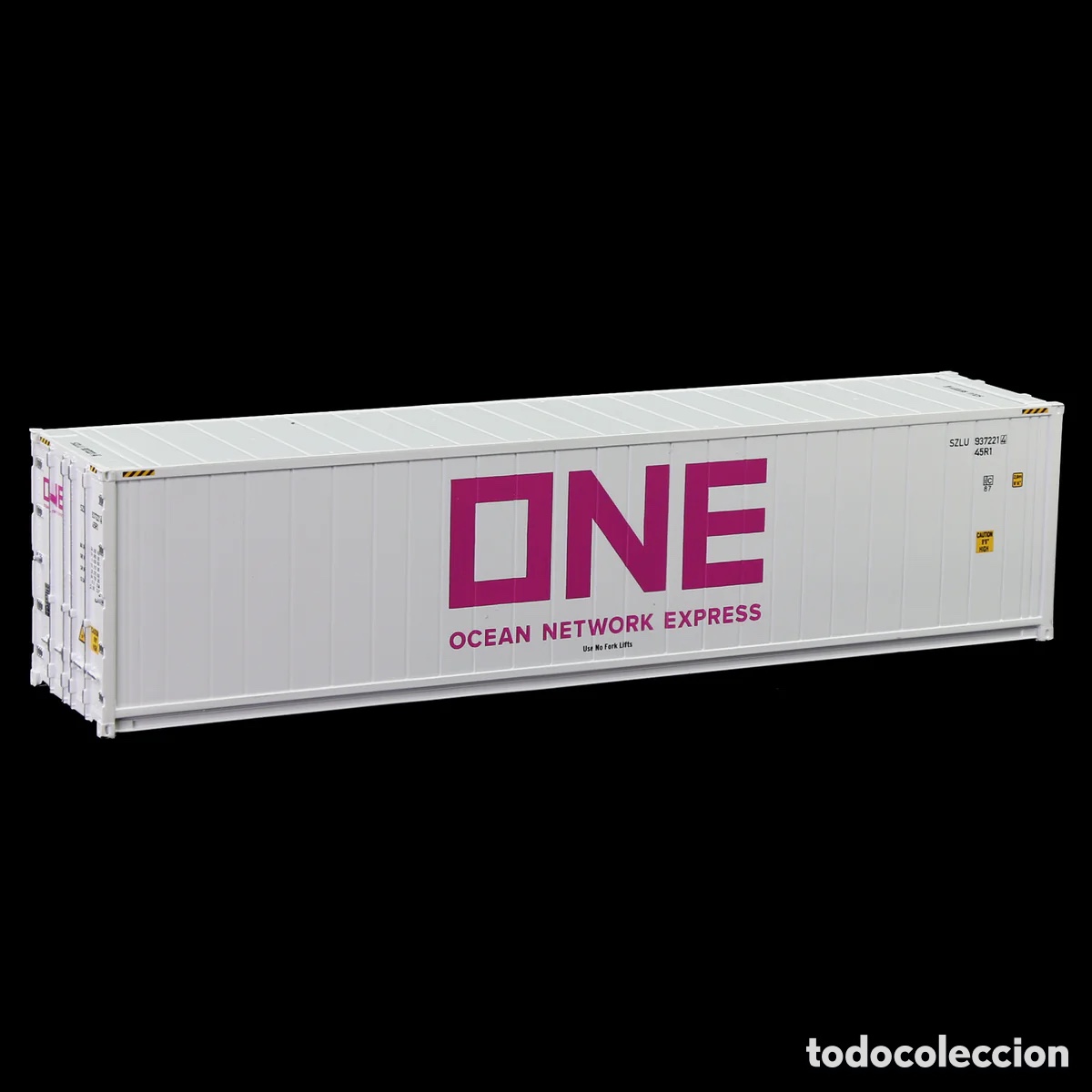 Trenes escala: Contenedor HO 40&acute; Hi-Cube Refrigerado ONE blanco - Foto 1