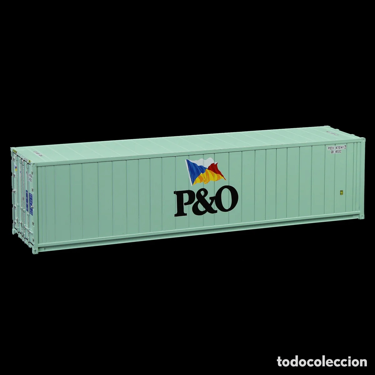 Trenes escala: Contenedor HO 40&acute; Hi-Cube Refrigerado P&O - Foto 1
