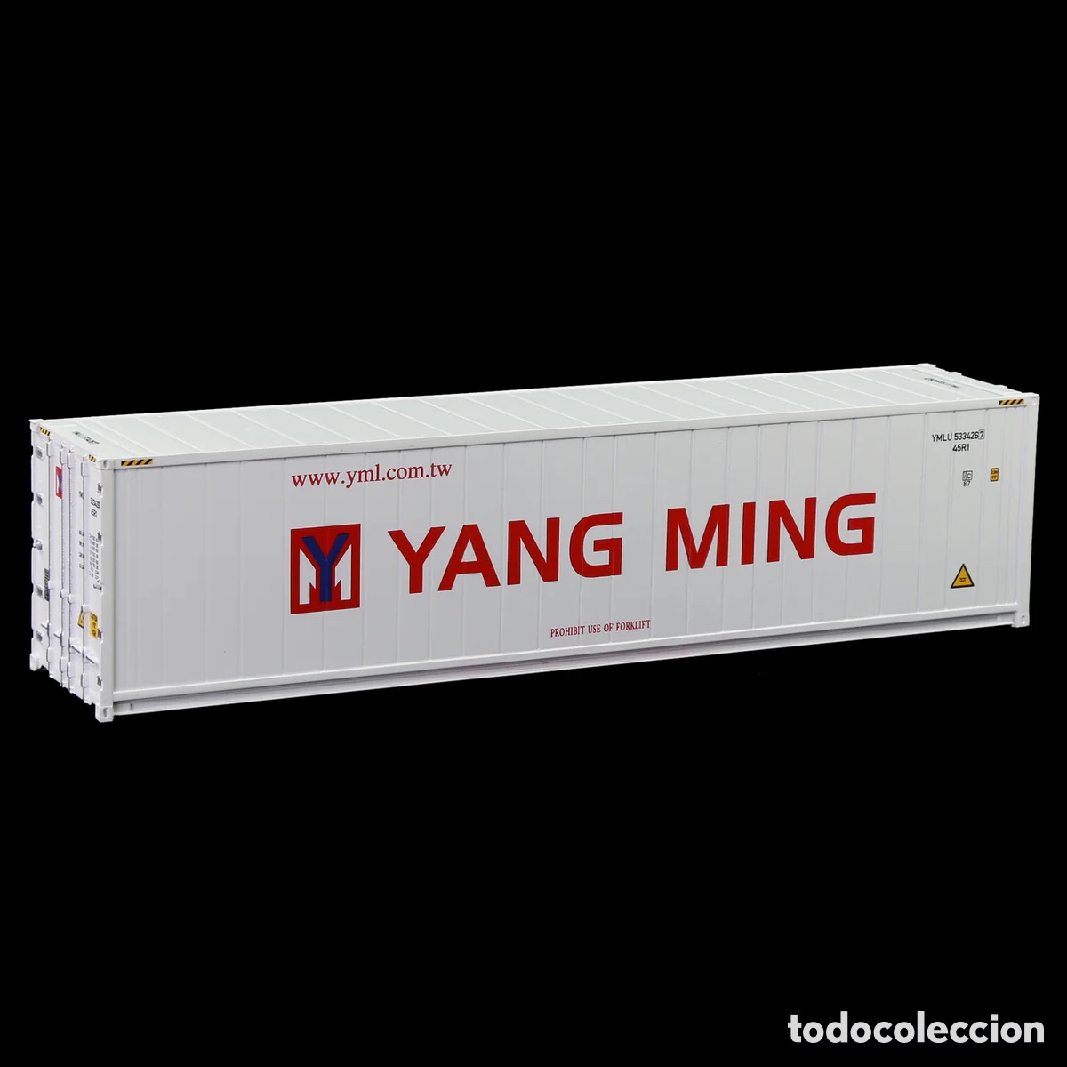 Trenes escala: Contenedor HO 40&acute; Hi-Cube Refrigerado YANG MING - Foto 1