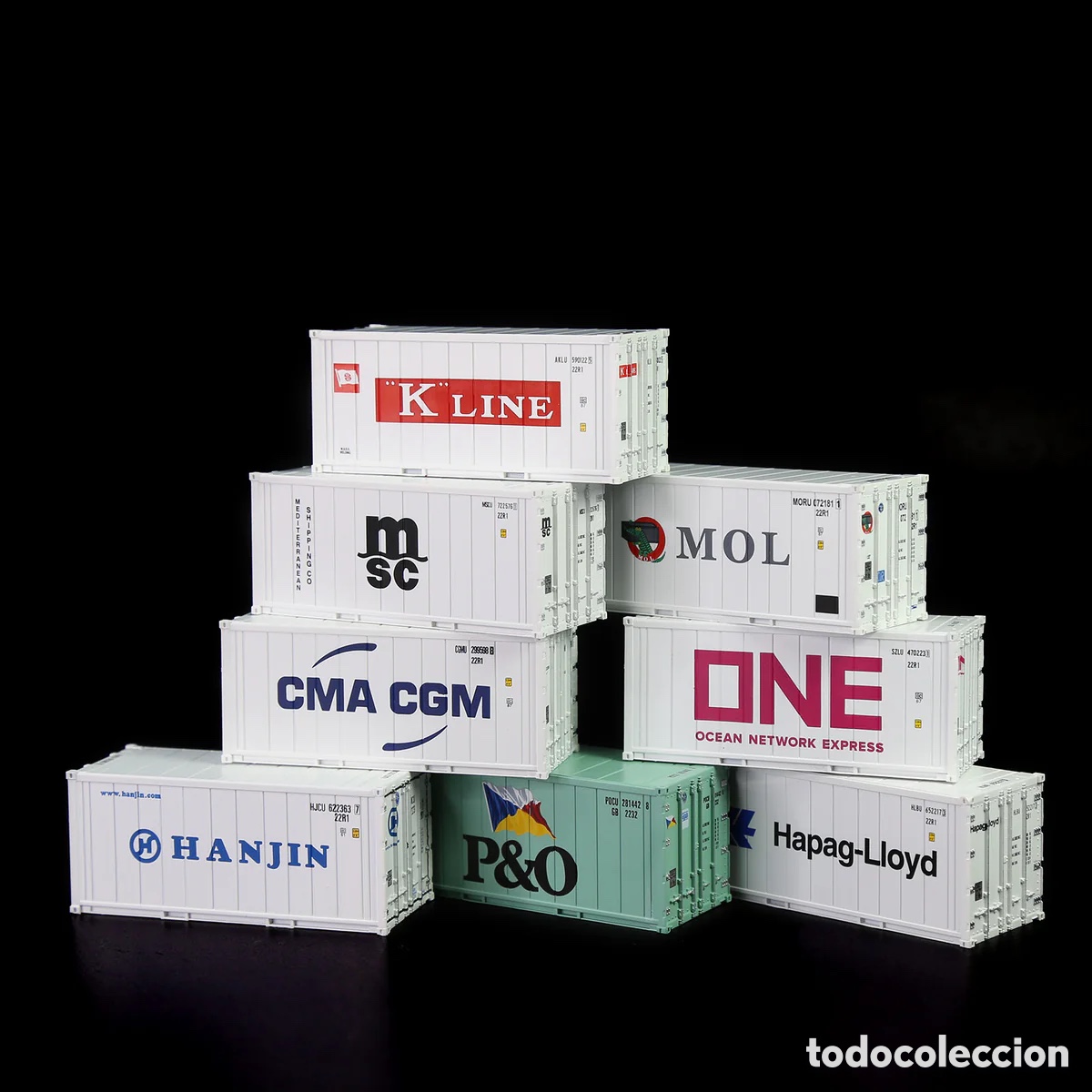Trenes escala: Contenedor HO 20&acute; Hi-Cube Refrigerado MOL - Foto 4