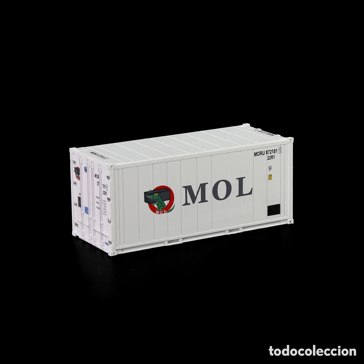 Trenes escala: Contenedor HO 20&acute; Hi-Cube Refrigerado MOL - Foto 1