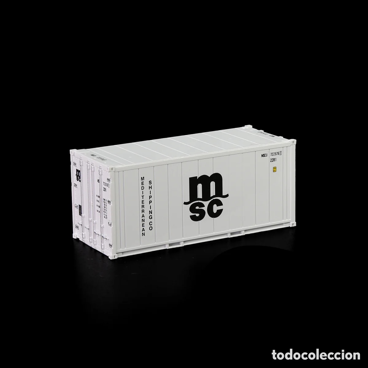 Trenes escala: Contenedor HO 20&acute; Hi-Cube Refrigerado MSC - Foto 1