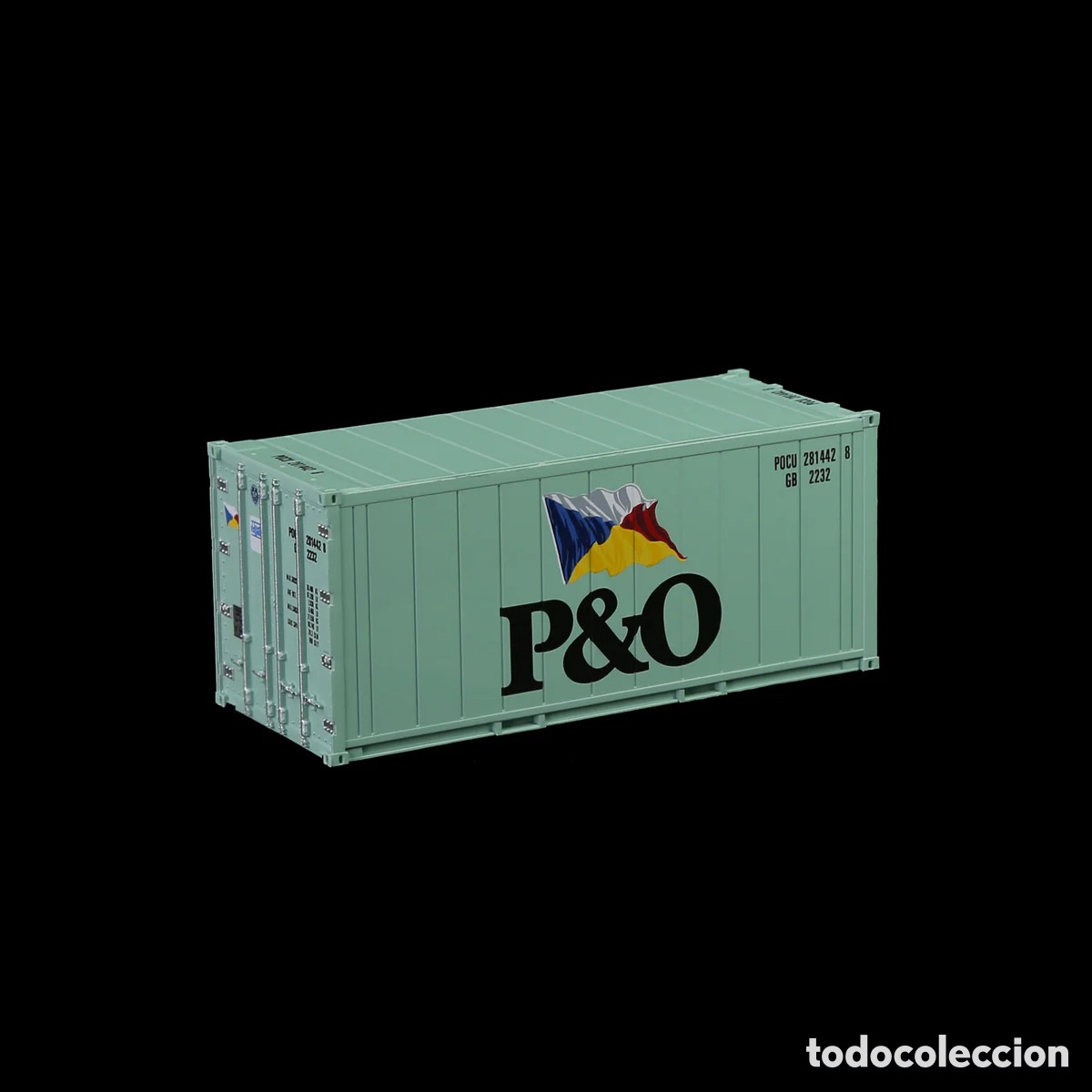 Trenes escala: Contenedor HO 20&acute; Hi-Cube Refrigerado P&O - Foto 1