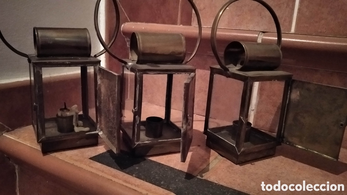 Trenes escala: FAROLES DE MANO DE TREN - Foto 4