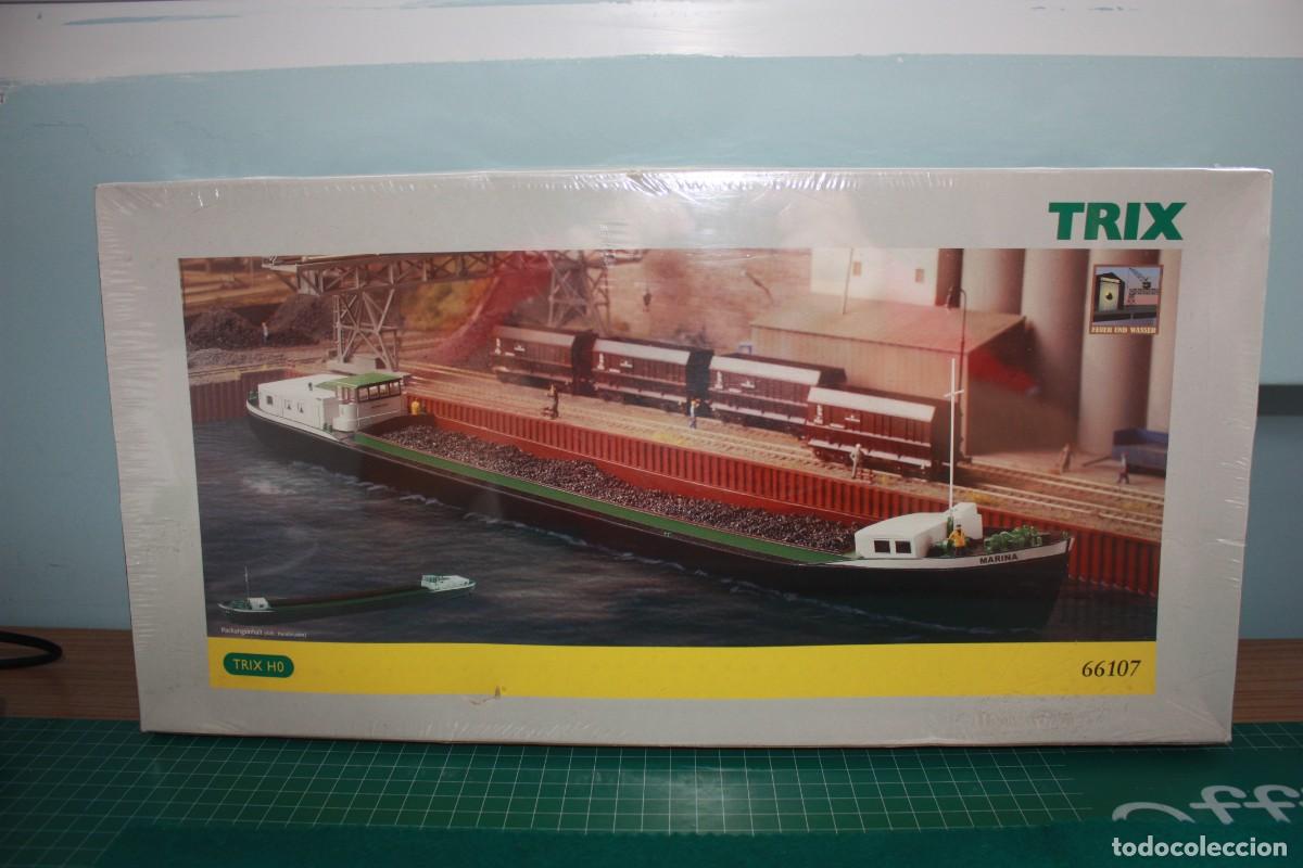 Trenes escala: barcaza fluvial TRIX Ref&ordf; 66107 escala 1 87 - Foto 1