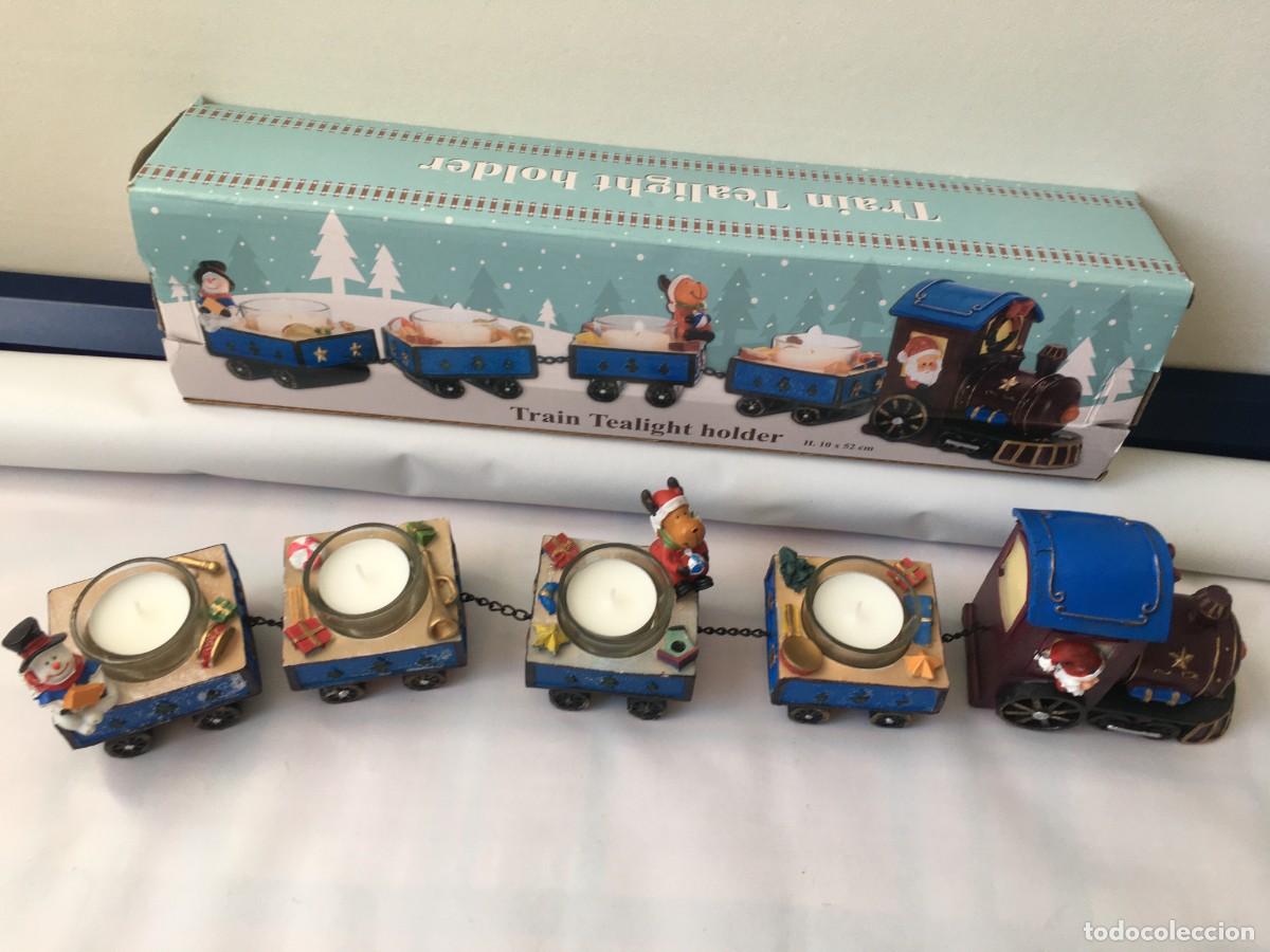 Trenes escala: Portavelas de tren-Train Tealight holder - Foto 2