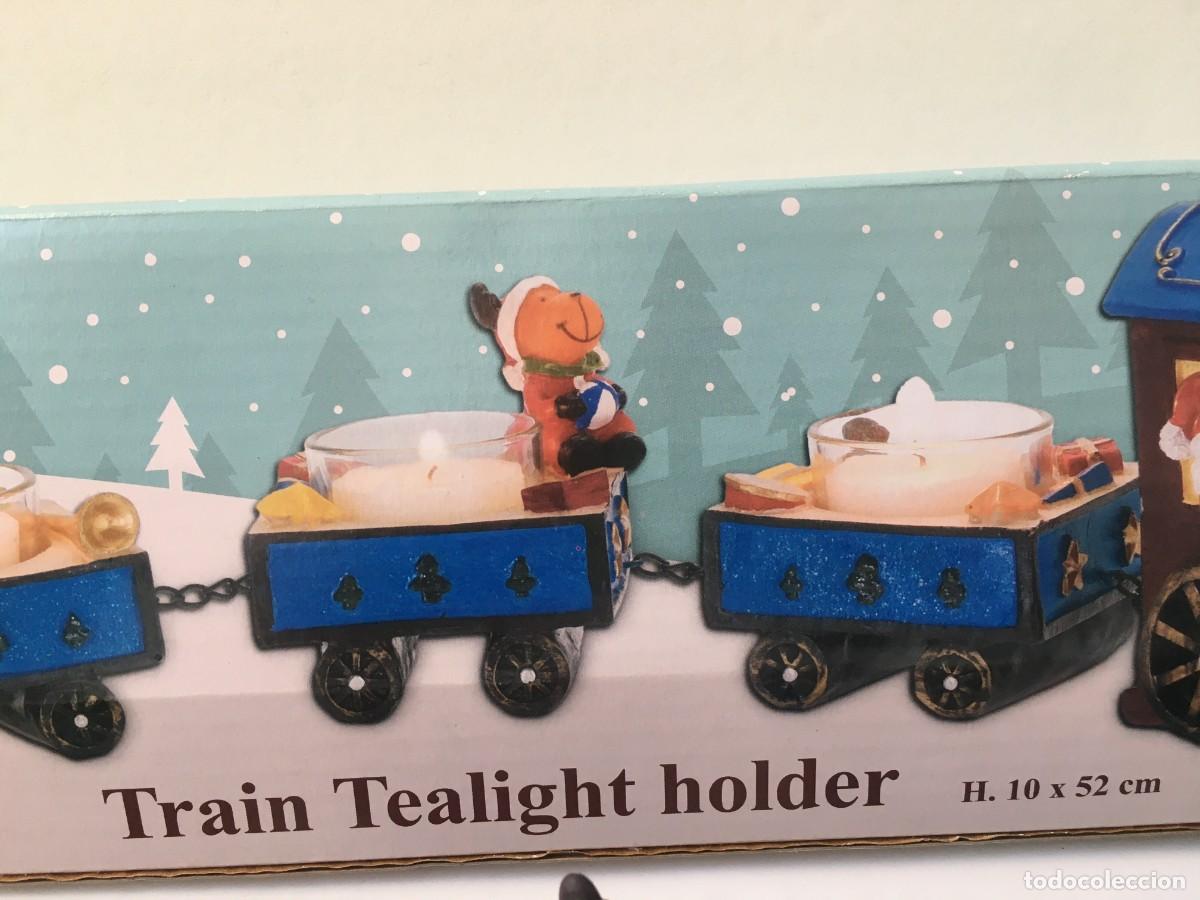 Trenes escala: Portavelas de tren-Train Tealight holder - Foto 3