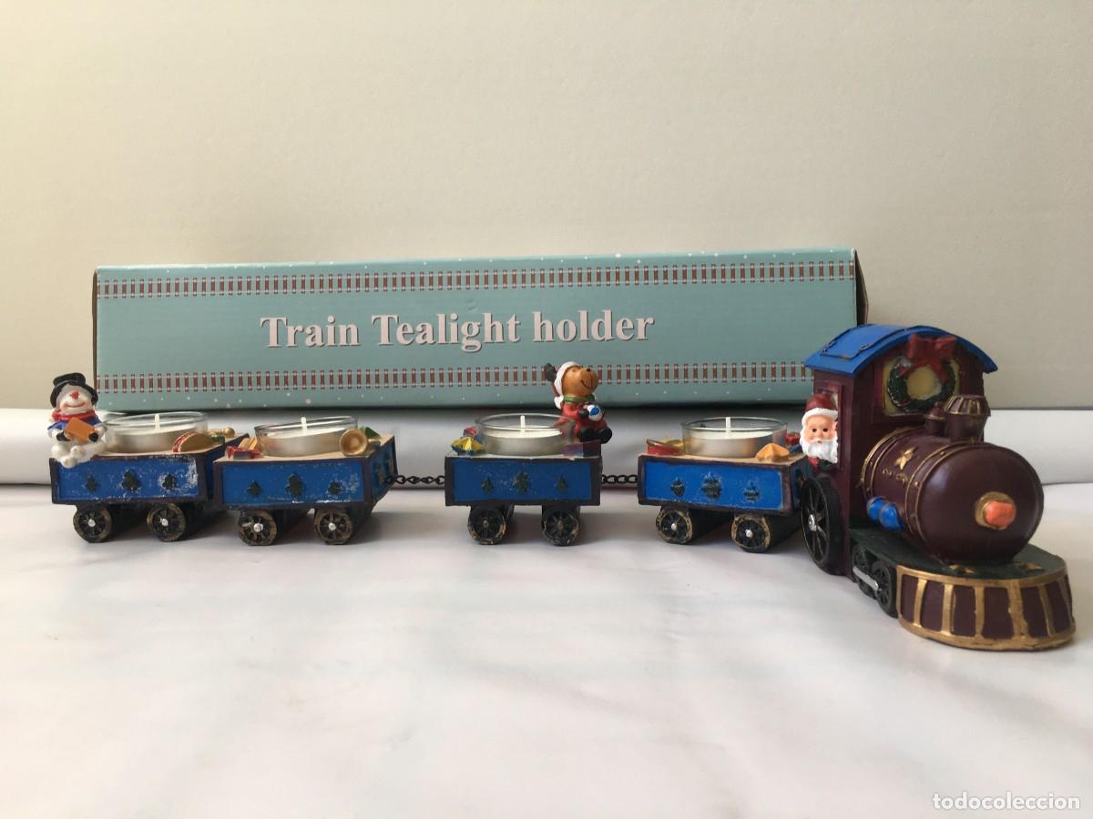 Trenes escala: Portavelas de tren-Train Tealight holder - Foto 4