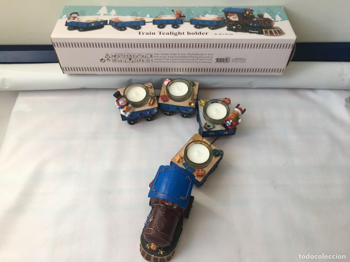 Trenes escala: Portavelas de tren-Train Tealight holder - Foto 6