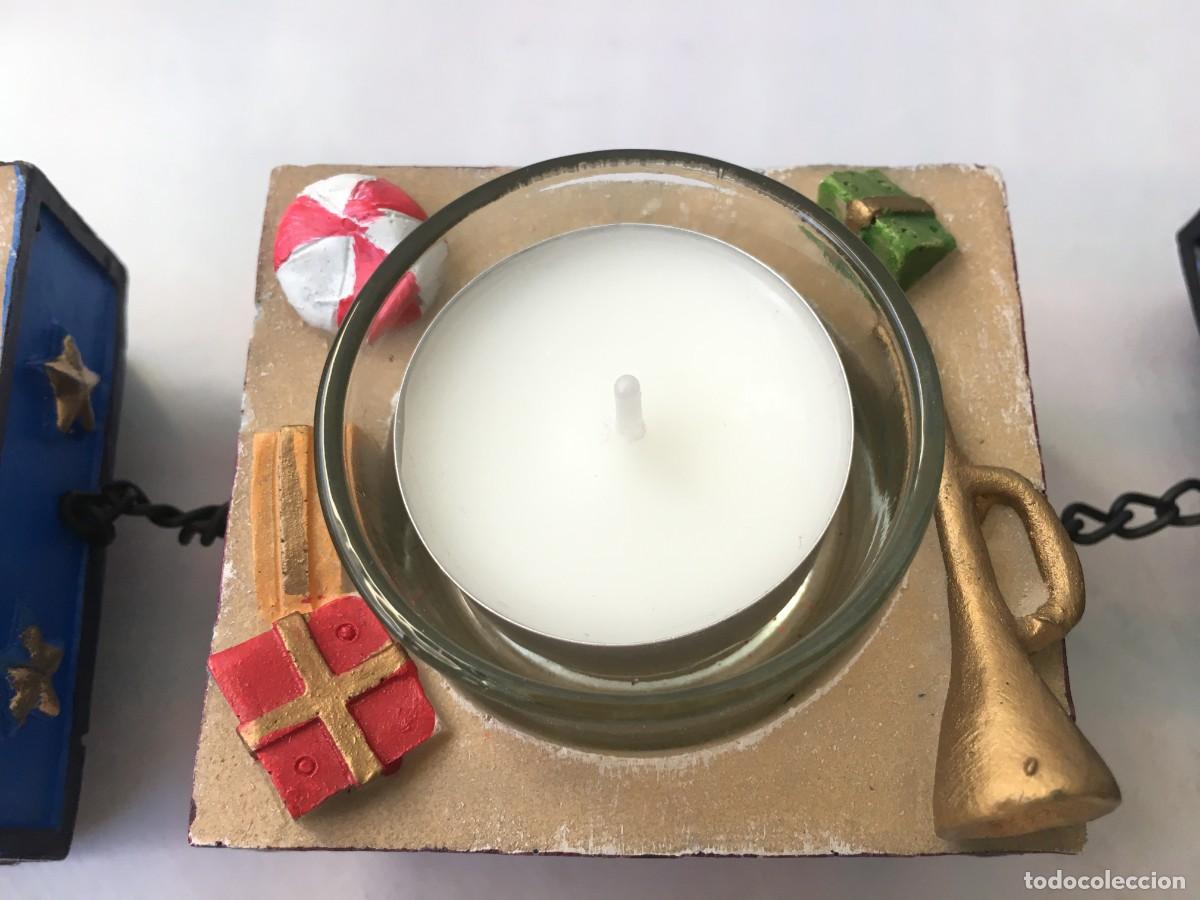 Trenes escala: Portavelas de tren-Train Tealight holder - Foto 13