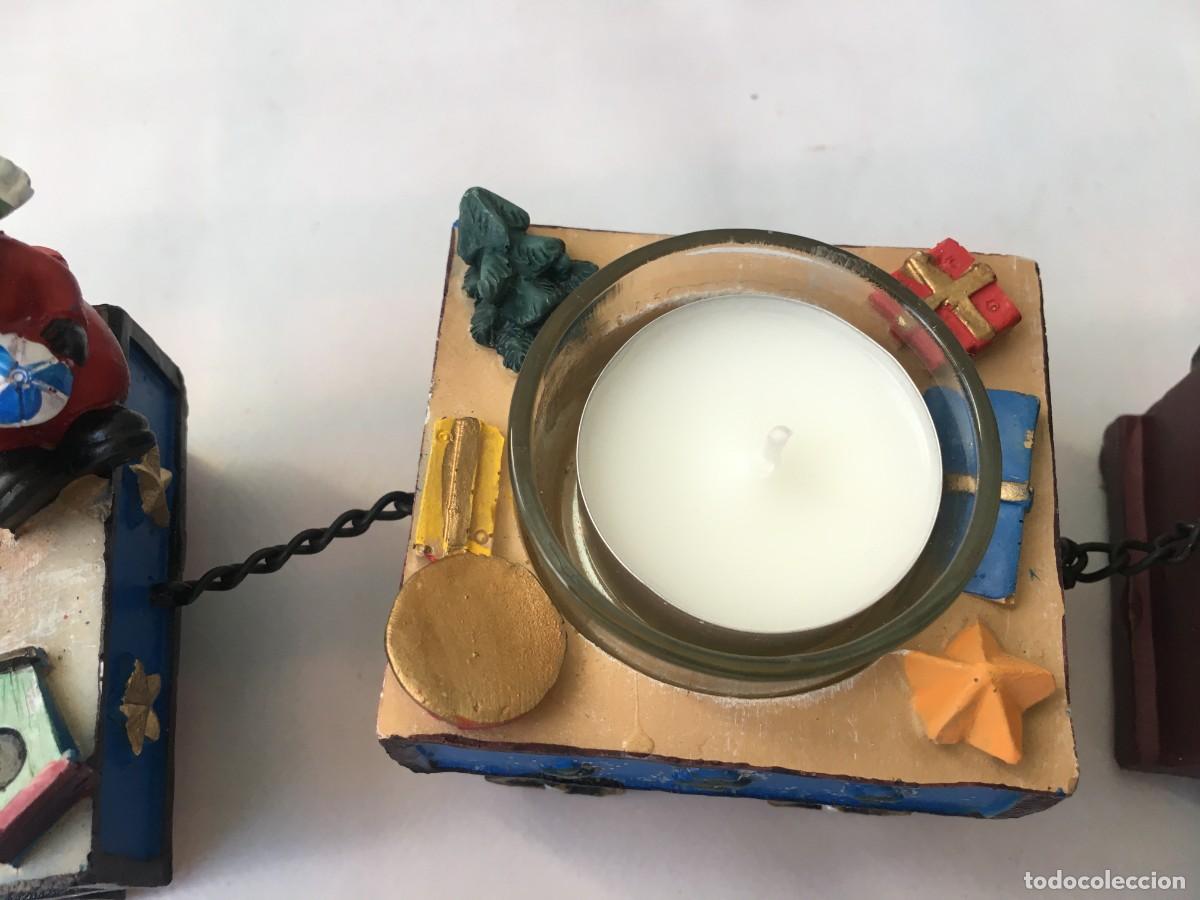 Trenes escala: Portavelas de tren-Train Tealight holder - Foto 19