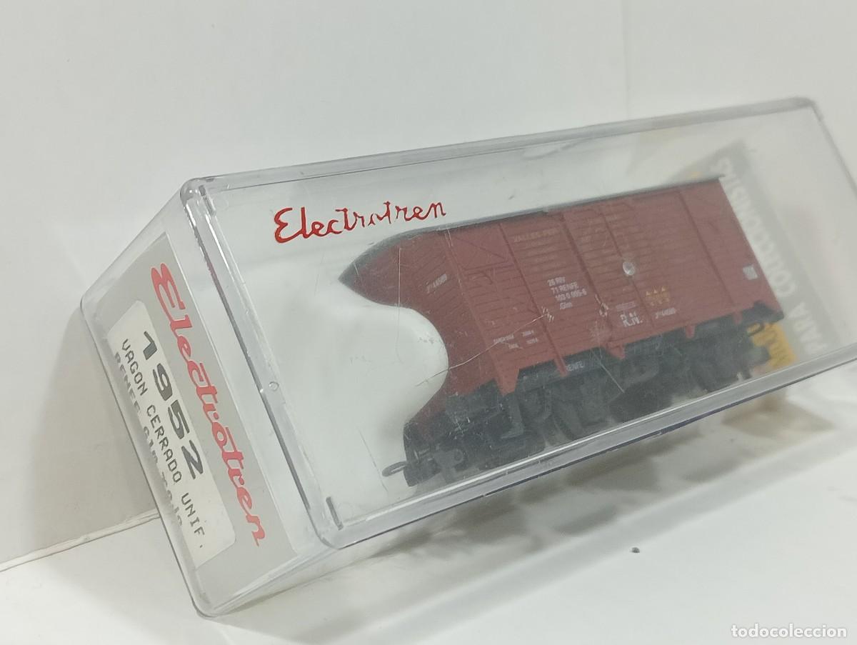 Trenes escala: Electrotren H0 vag&oacute;n con caja - Foto 3