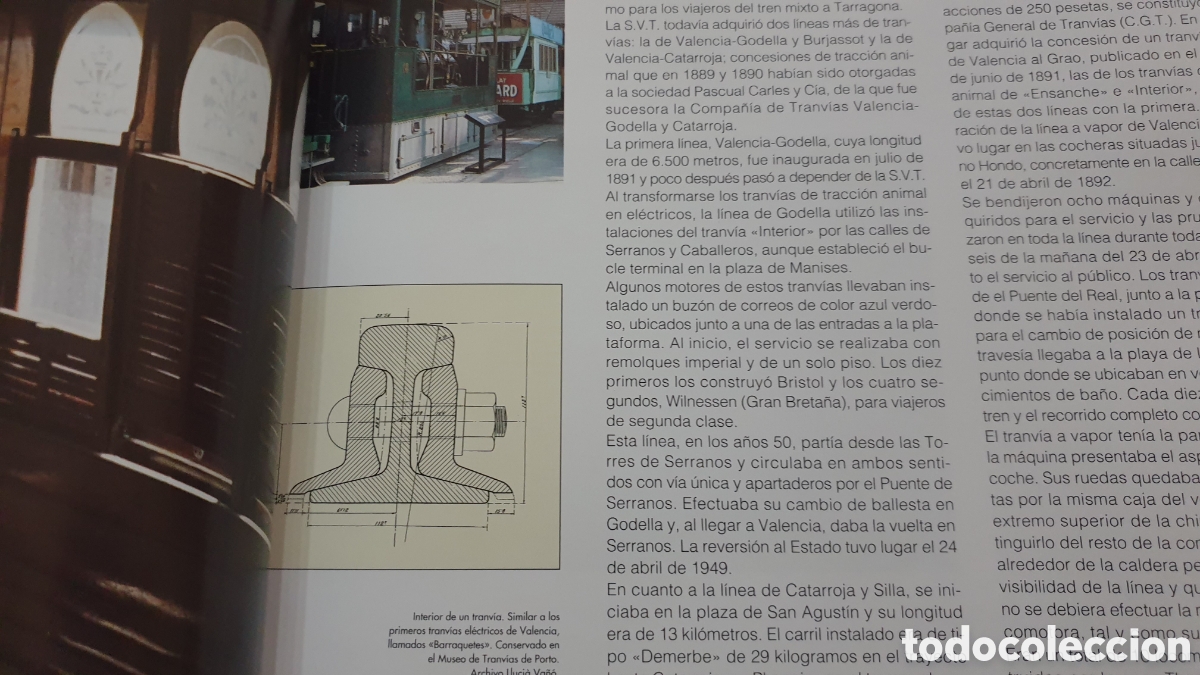 Trenes escala: Libro El tranvia de Valencia. 1994 - Foto 5