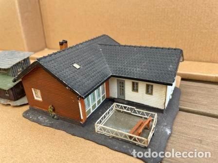 Trenes escala: CUATRO EDIFICIOS ESCALA H0 - Foto 2