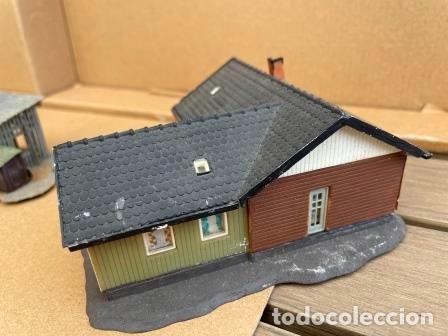 Trenes escala: CUATRO EDIFICIOS ESCALA H0 - Foto 3