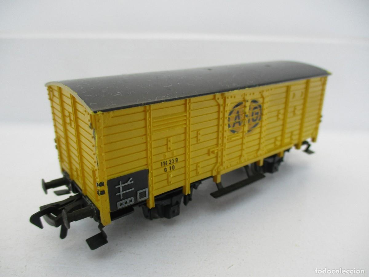 Trenes escala: VAGON MERCANCIA ESCALA HO REF LA - Foto 1