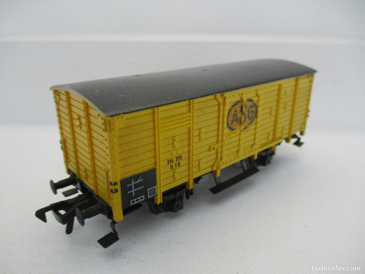 Trenes escala: VAGON MERCANCIA ESCALA HO REF LA - Foto 2