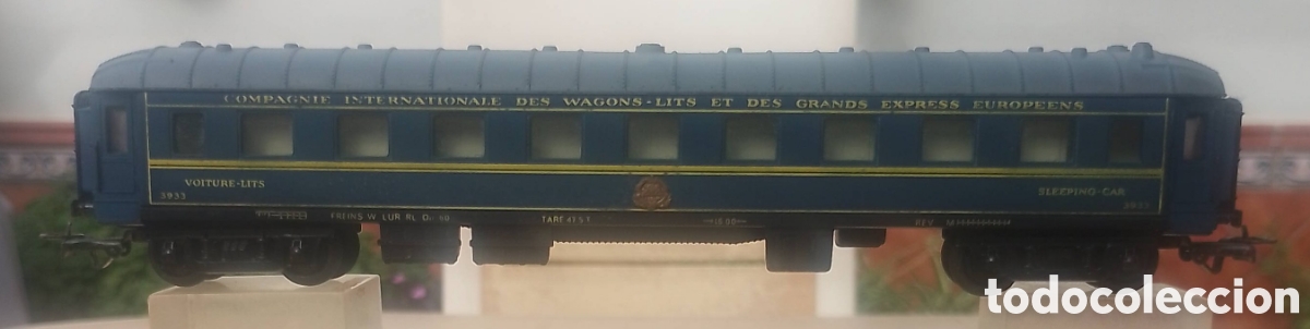 Trenes escala: Jouef H0 Vag&oacute;n Coche Cama, Ref. 862 - Foto 2