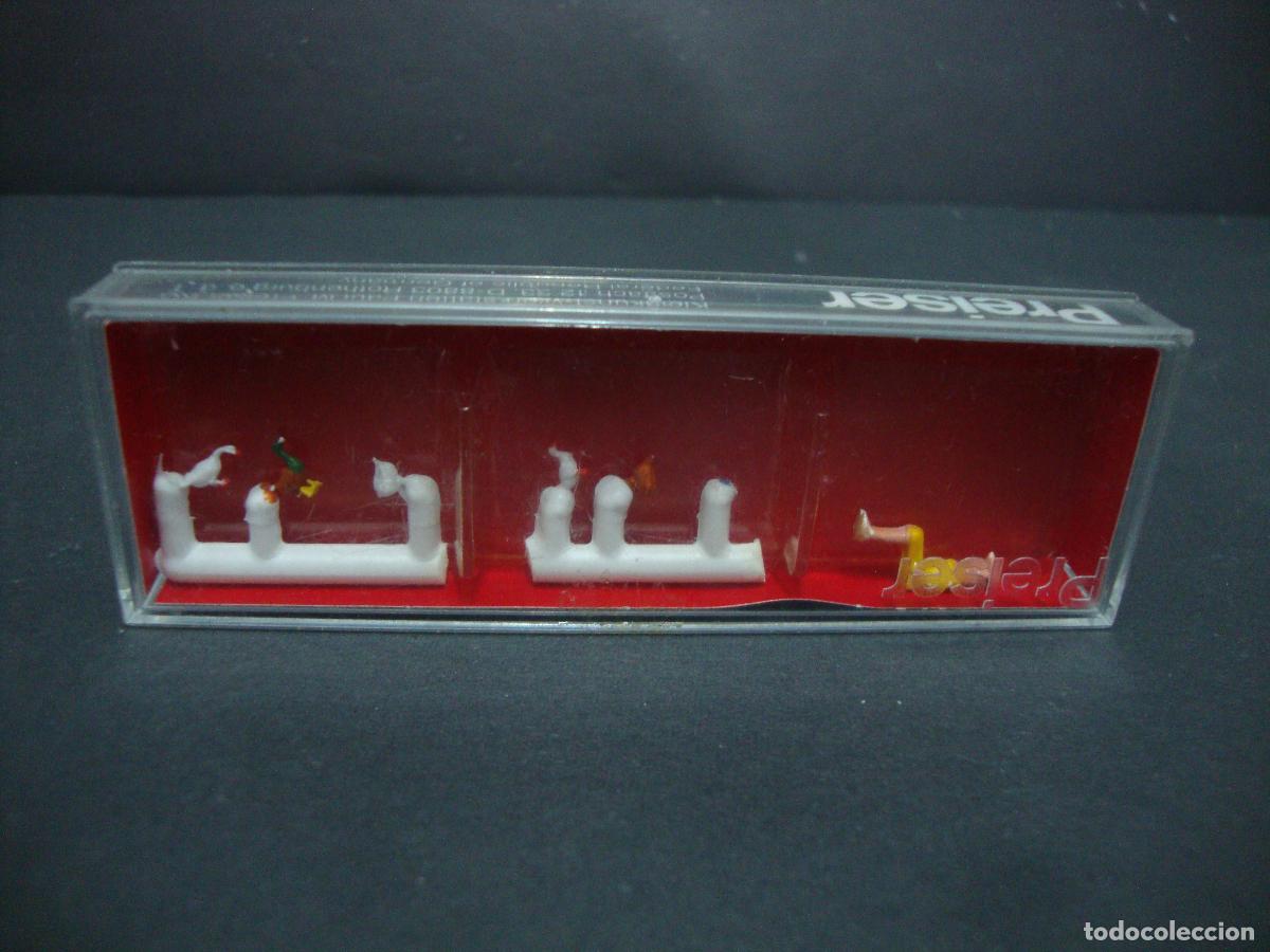 Trenes escala: 6 FIGURAS HO ANIMALES GRANJA PREISER REF 04167 - Foto 1