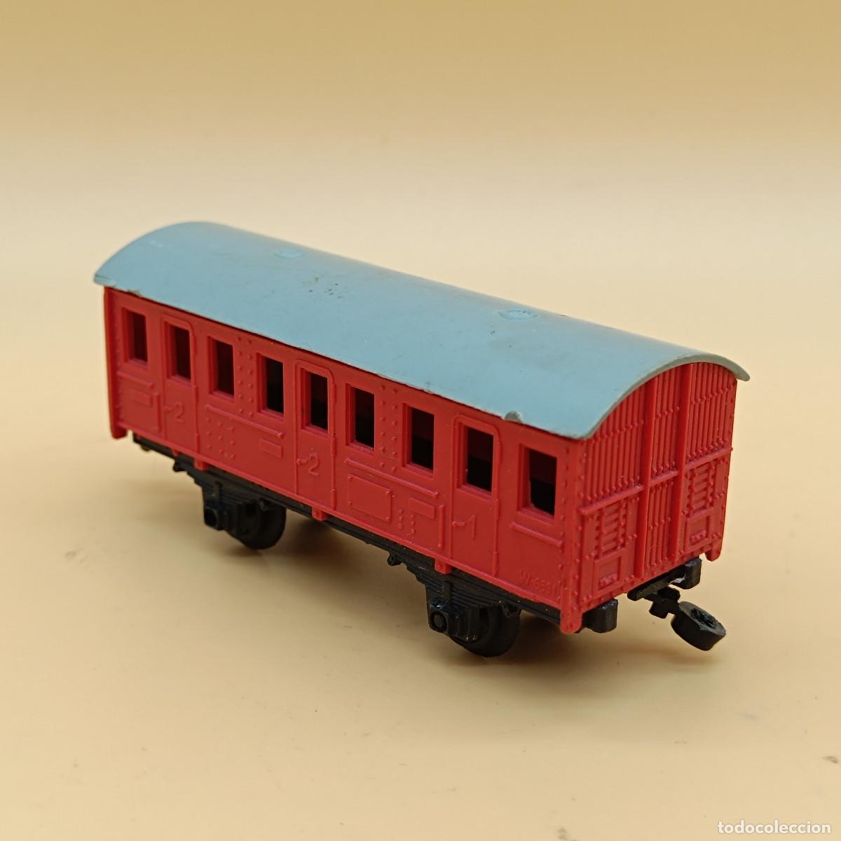 Trenes escala: VAGON DE TREN DE PLASTICO. DESCONOZCO MARCA Y MODELO. - Foto 1