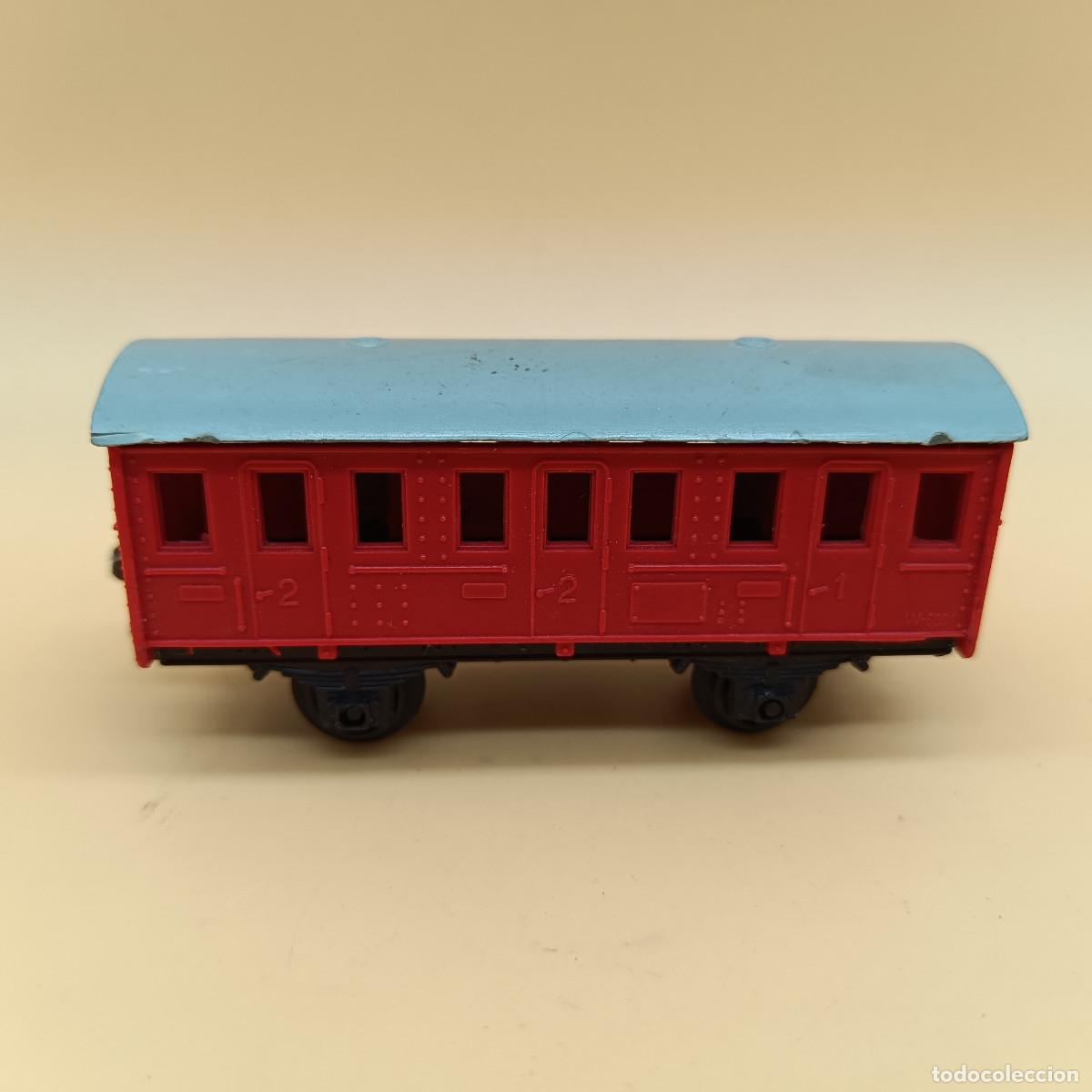 Trenes escala: VAGON DE TREN DE PLASTICO. DESCONOZCO MARCA Y MODELO. - Foto 3