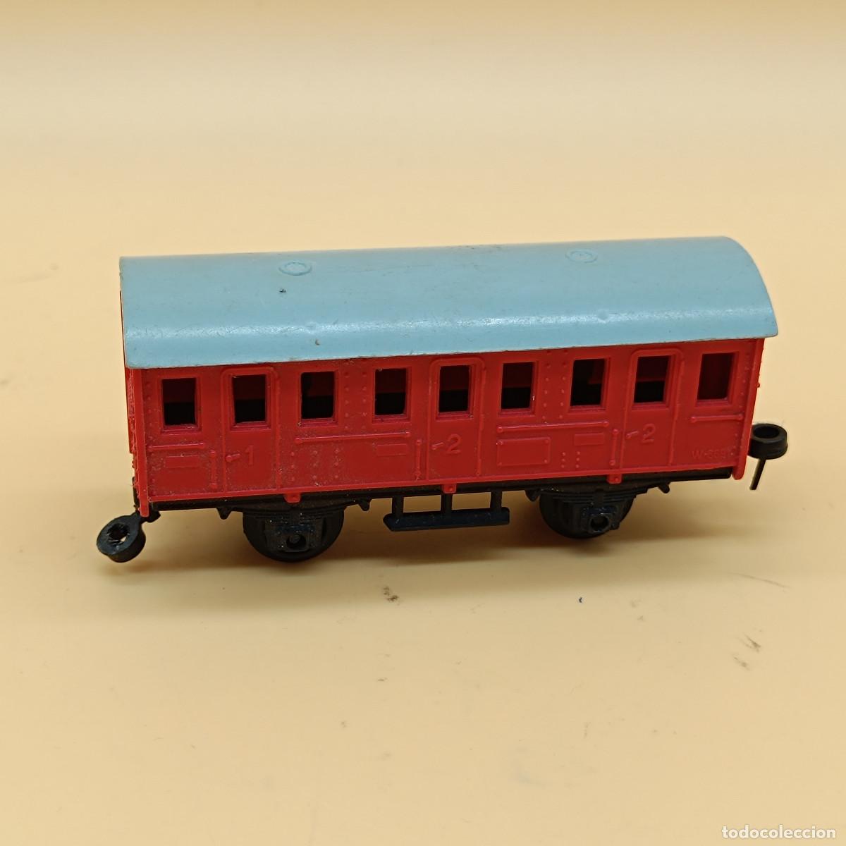 Trenes escala: VAGON DE TREN DE PLASTICO. DESCONOZCO MARCA Y MODELO. - Foto 5