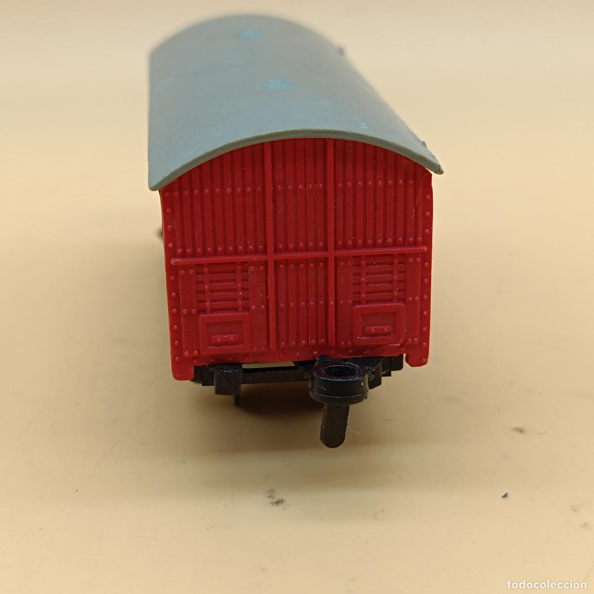 Trenes escala: VAGON DE TREN DE PLASTICO. DESCONOZCO MARCA Y MODELO. - Foto 6
