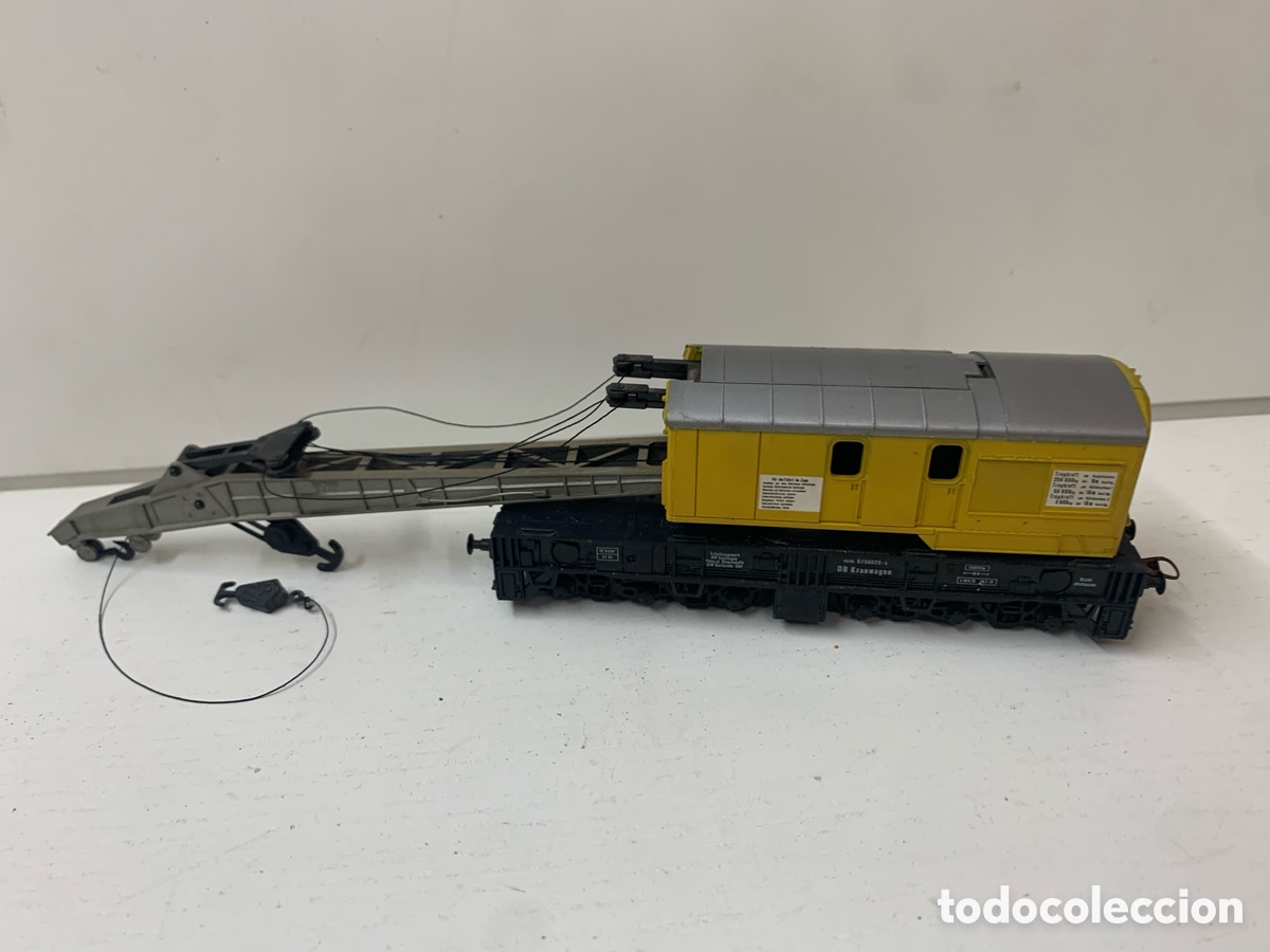 Trenes escala: Vagon grua de plastico made in AUSTRIA - Foto 2