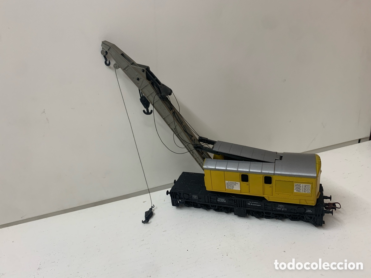 Trenes escala: Vagon grua de plastico made in AUSTRIA - Foto 3