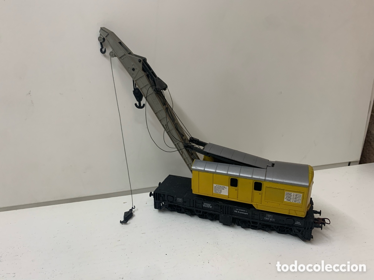 Trenes escala: Vagon grua de plastico made in AUSTRIA - Foto 4
