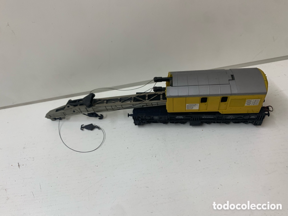 Trenes escala: Vagon grua de plastico made in AUSTRIA - Foto 6