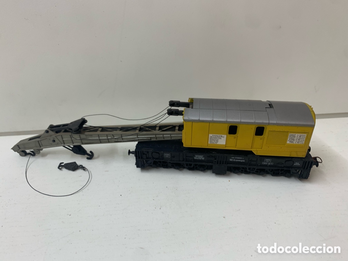 Trenes escala: Vagon grua de plastico made in AUSTRIA - Foto 8
