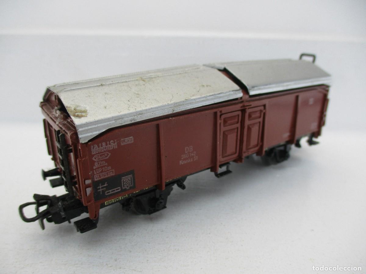Trenes escala: VAGON MERCANCIA ESCALA HO REF MH - Foto 2
