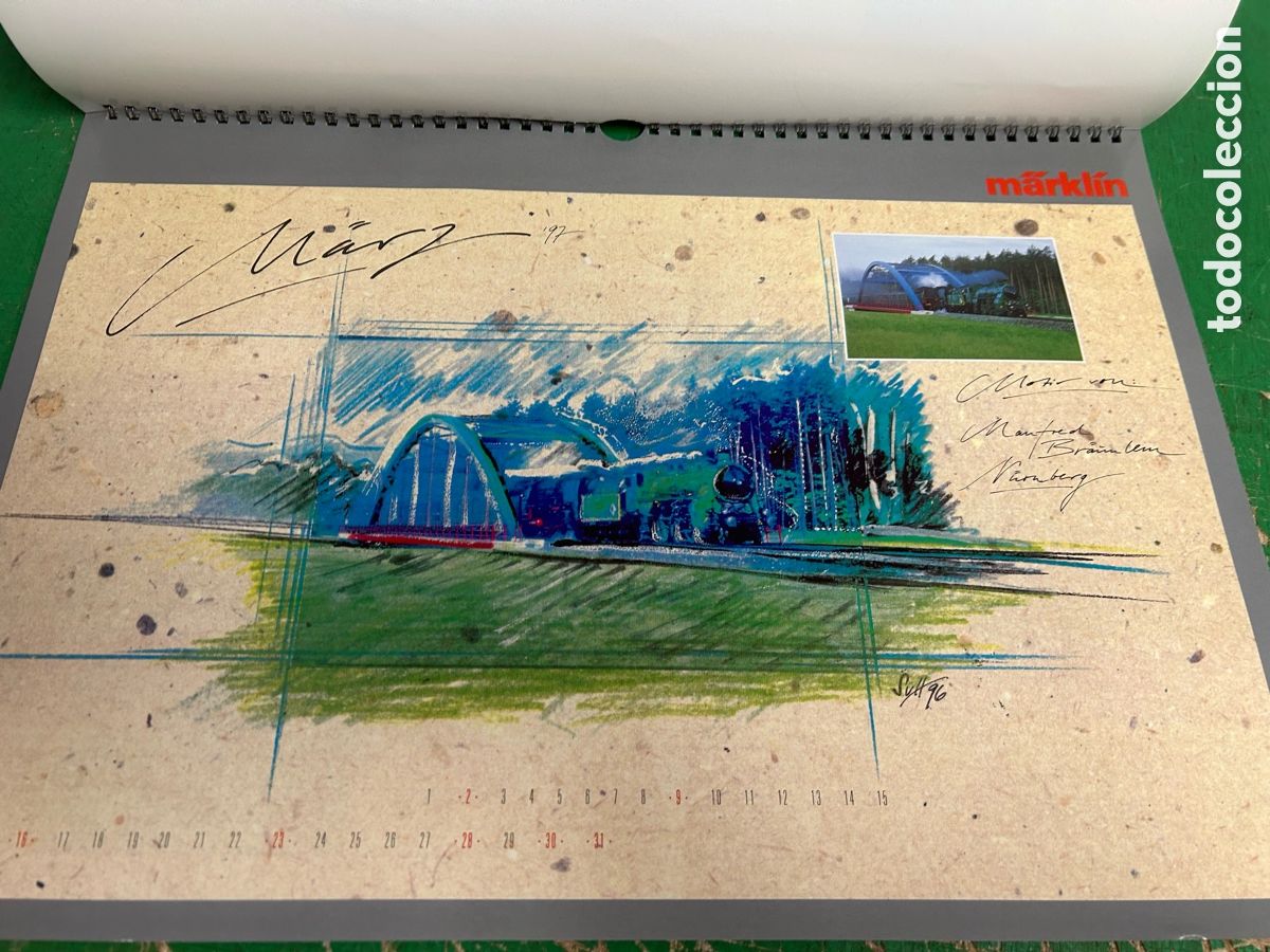 Trenes escala: CALENDARIO MARKLIN A&Ntilde;O 1997 - Foto 5