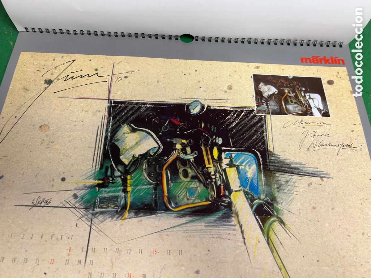 Trenes escala: CALENDARIO MARKLIN A&Ntilde;O 1997 - Foto 8