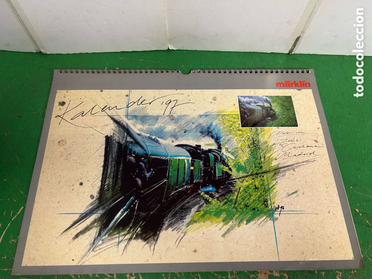 Trenes escala: CALENDARIO MARKLIN A&Ntilde;O 1997 - Foto 1