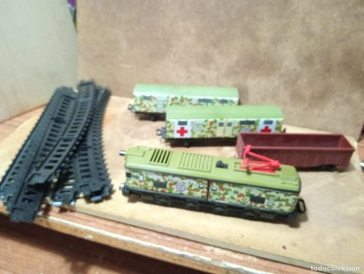 Trenes escala: Tren militar cruz roja funcionando - Foto 1
