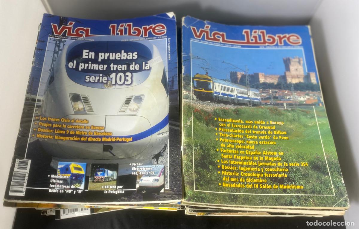 Trenes escala: Lote 55 ejemplares Via libre. - Foto 1