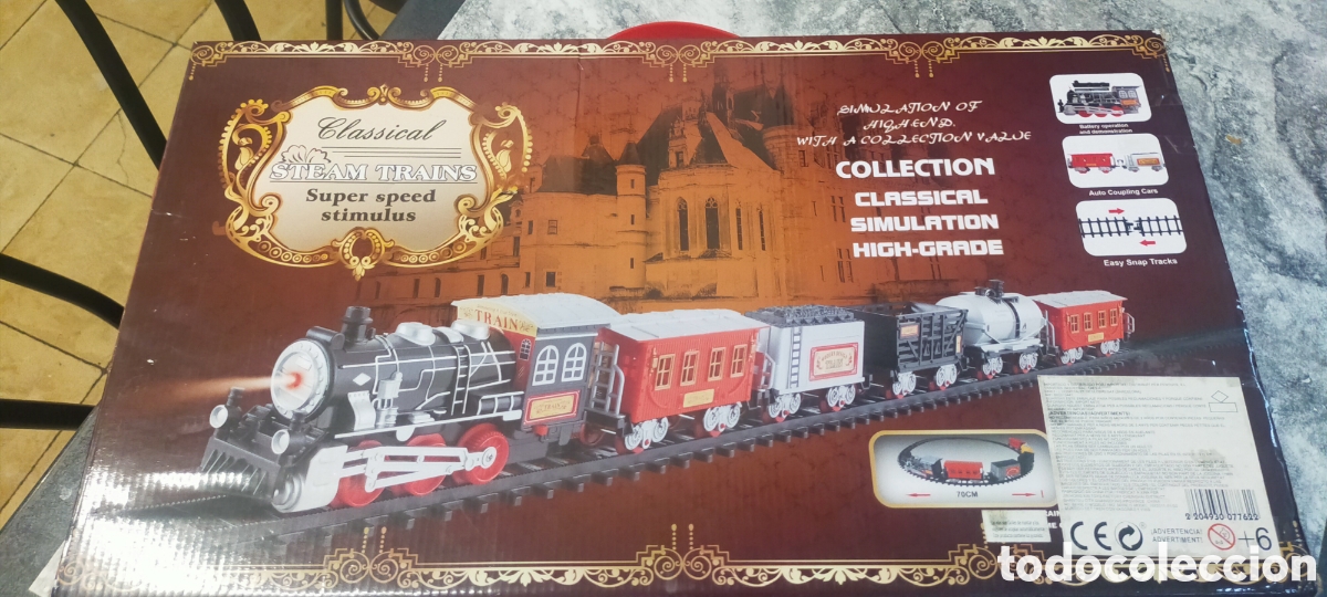 Trenes escala: Tren cl&aacute;sico de vapor - Foto 2