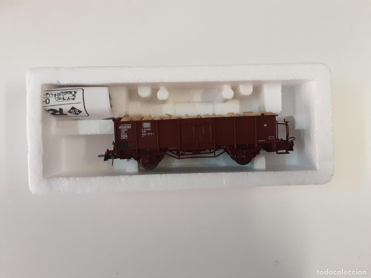 Trenes escala: Vagon transporte madera tren roco - Foto 2