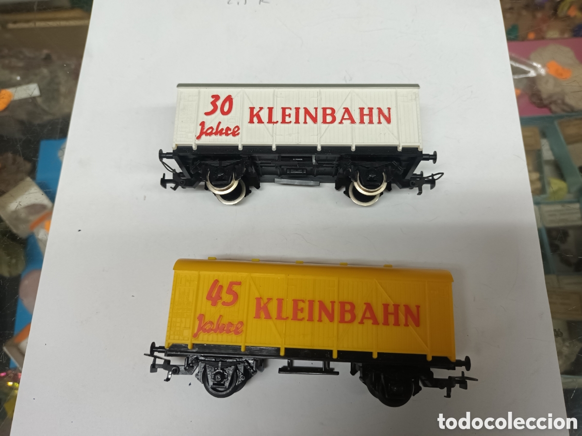 Trenes escala: 2 vagones ho kleinbahn sin caja - Foto 1
