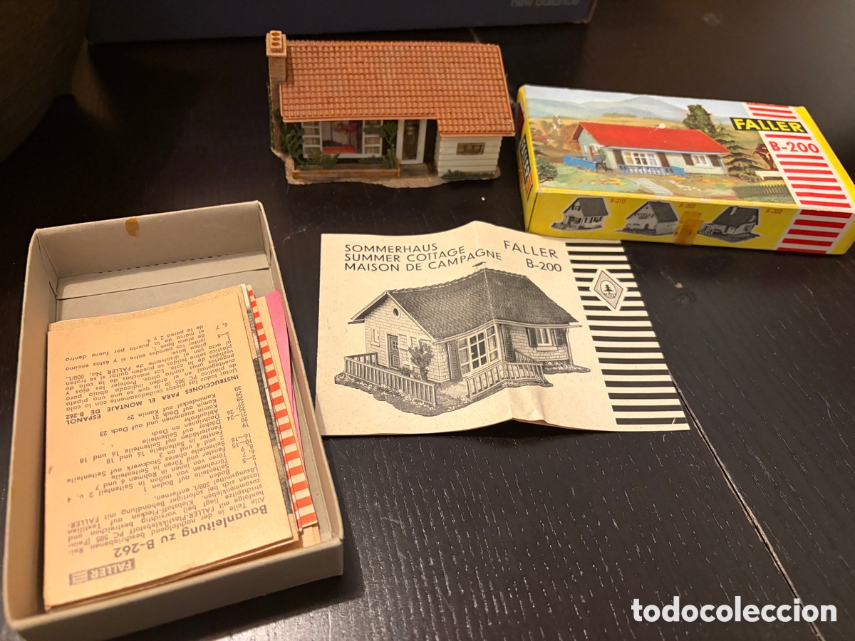 Trenes escala: Casa FALLER REF B-200 Montada decoracion maquetas - Foto 1