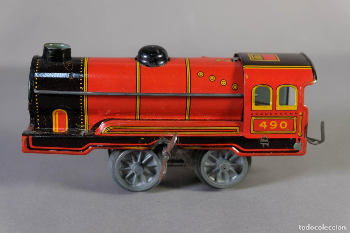 Trenes escala: LOCOMOTORA EN HOJALATA - Foto 1