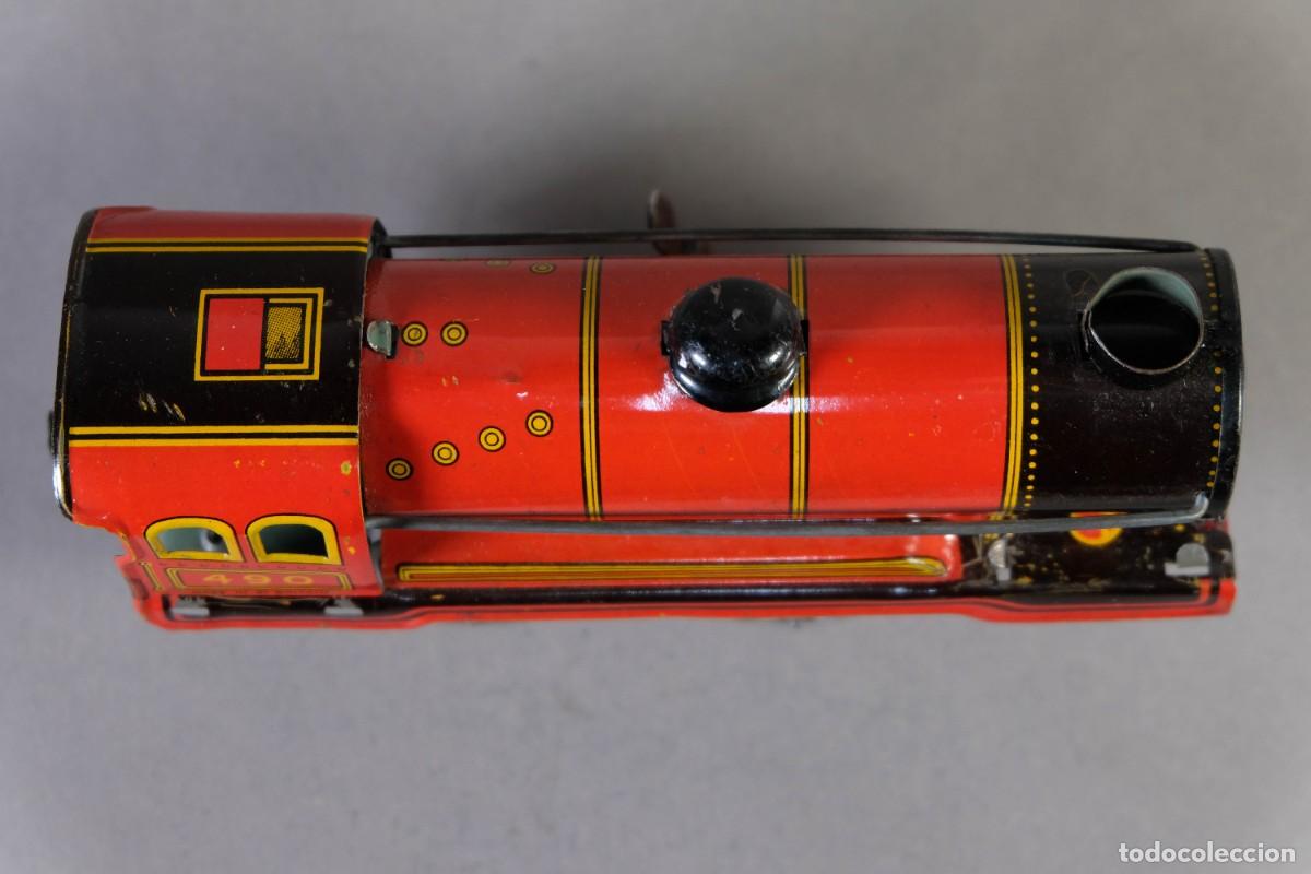 Trenes escala: LOCOMOTORA EN HOJALATA - Foto 5