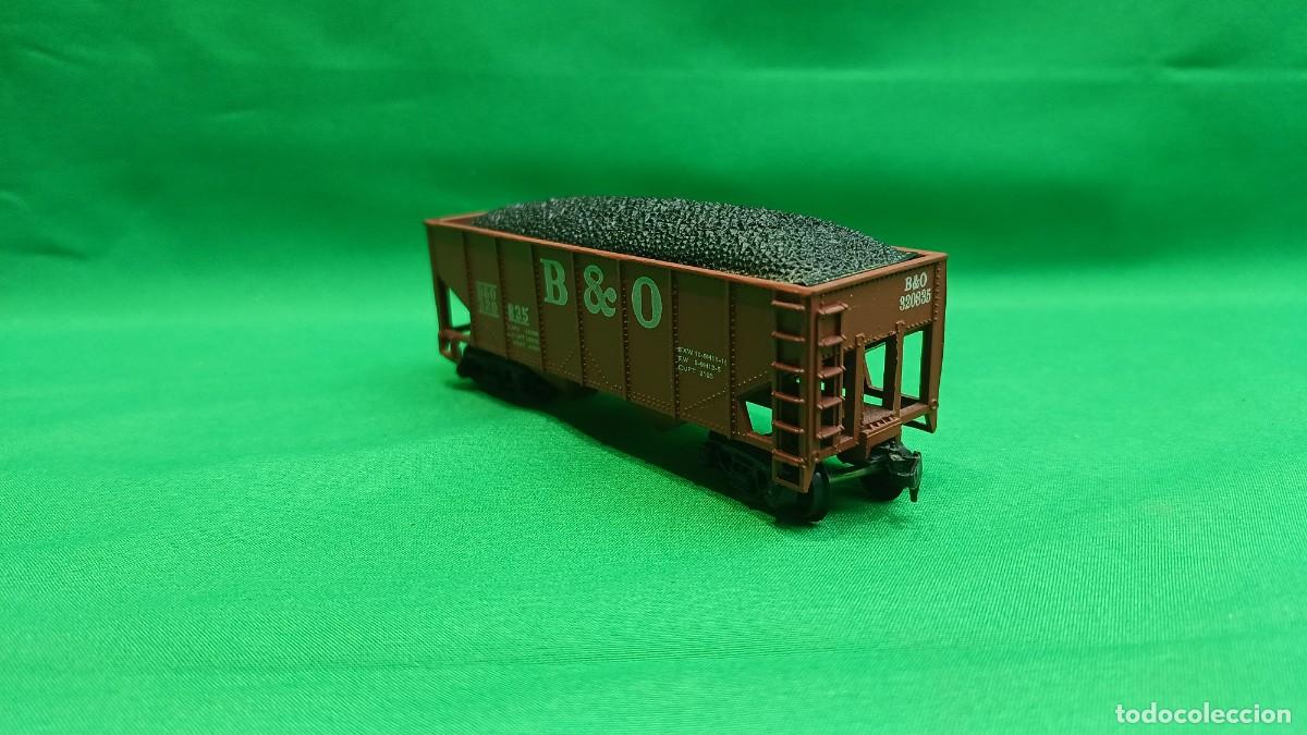Trenes escala: Vag&oacute;n de carga con tolva de carb&oacute;n B & O 320 835 E - Foto 1